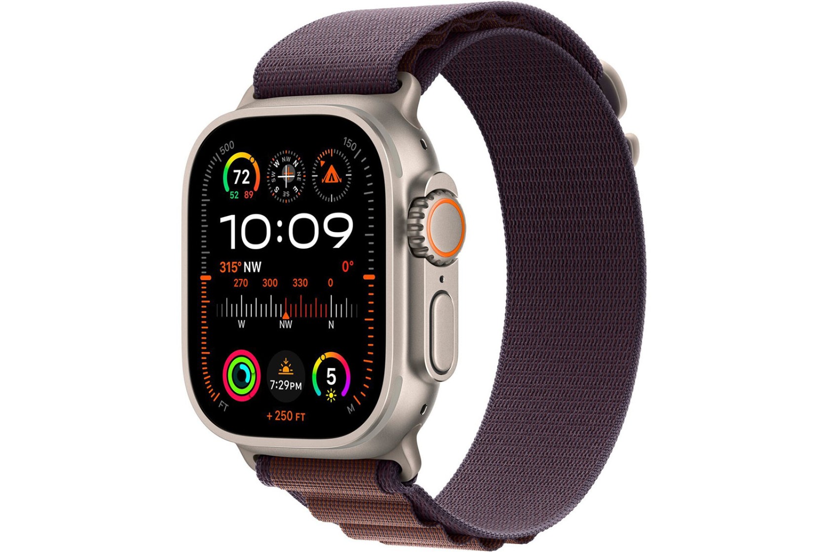 Смартгодинник Apple Watch Ultra 2 GPS + Cellular, 49mm Titanium Case with Indigo Alpine Loop – Large