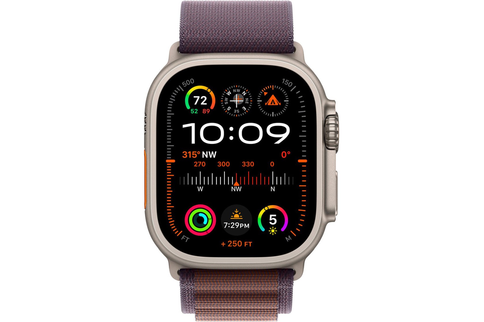 Смартгодинник Apple Watch Ultra 2 GPS + Cellular, 49mm Titanium Case with Indigo Alpine Loop – Large