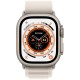 Смартгодинник Apple Watch Ultra GPS + Cellular 49mm Titanium Case with Starlight Alpine Loop Medium